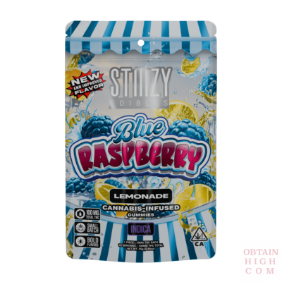 Blue Raspberry Blast Stiiizy Indica Gummies